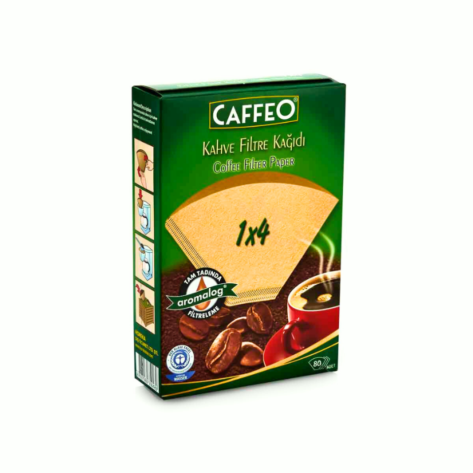 Caffeo 1x4/80 Kahve Filtre Kağıdı (80 Adet)