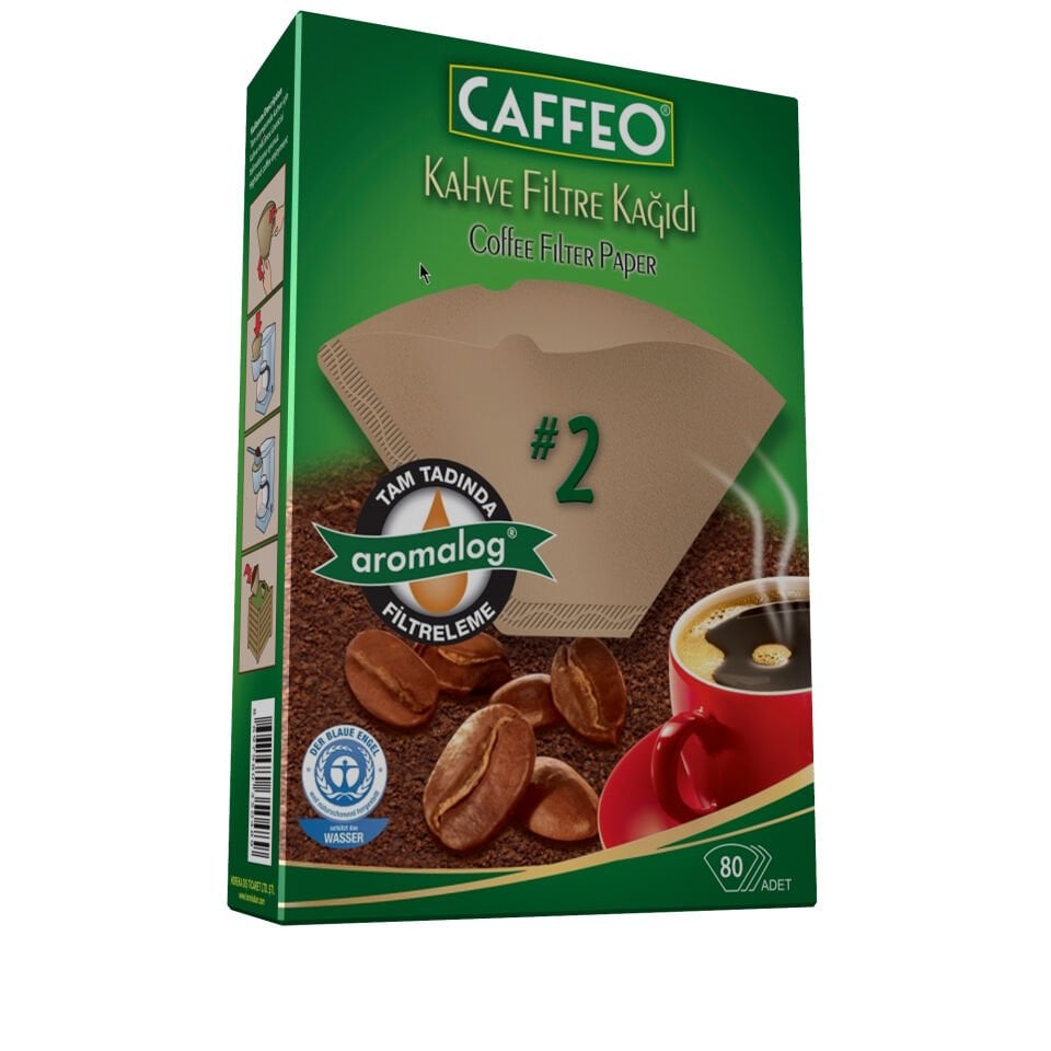 Caffeo 1x2/80 Kahve Filtre Kağıdı