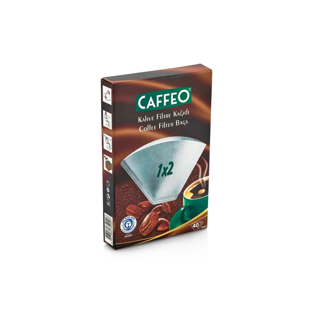 Caffeo 1x2/40 Beyaz Kahve Filtre Kağıdı