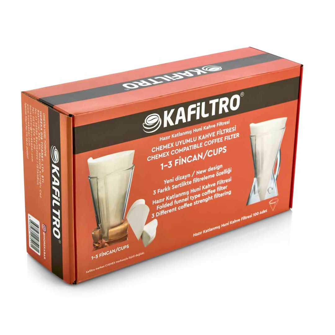 Kafiltro Chemex Uyumlu Kahve Filtresi (1-3 Fincan)