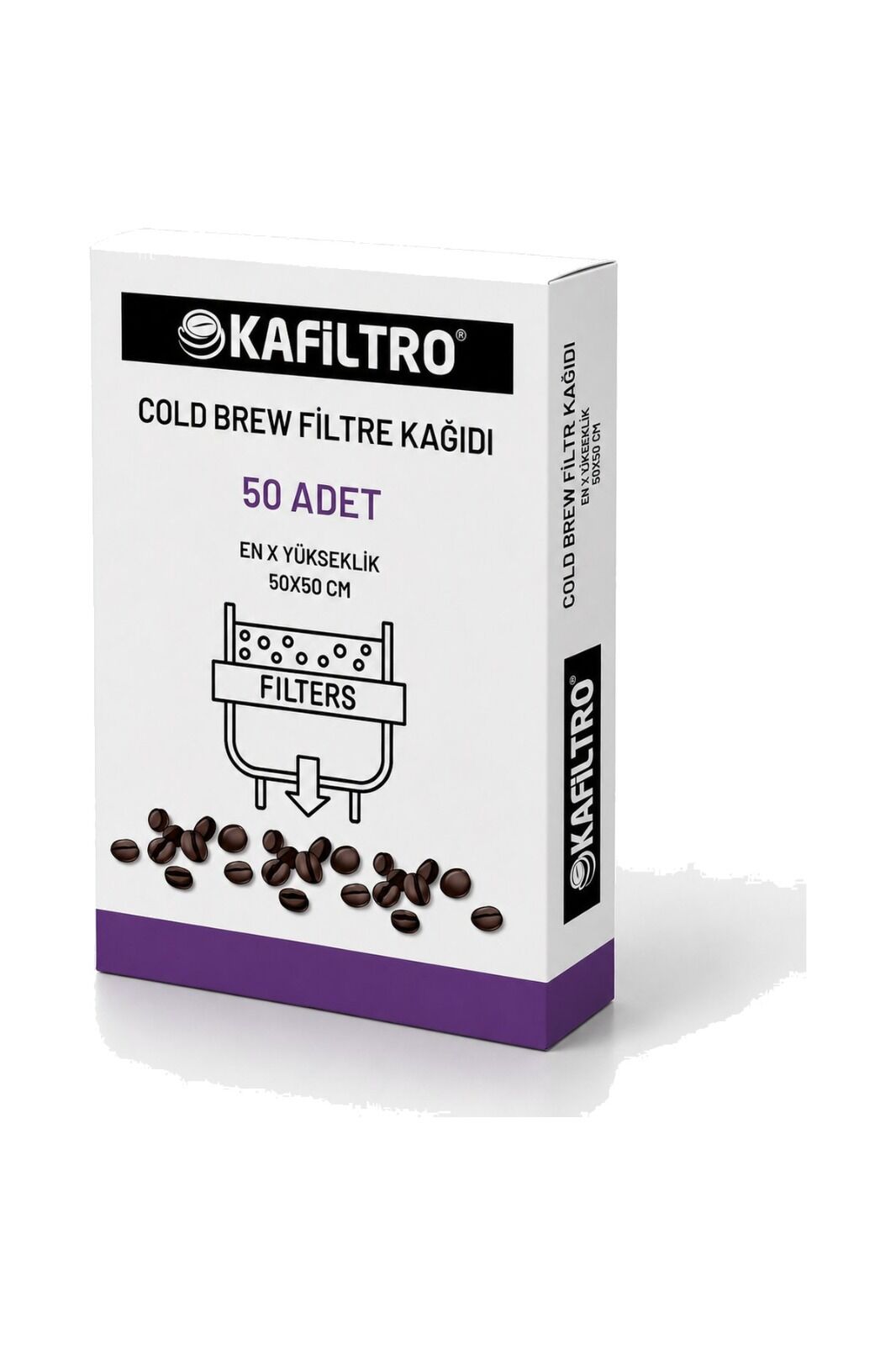 Kafiltro Cold Brew Filtre Kâğıdı 50 Adet - Soguk Demleme
