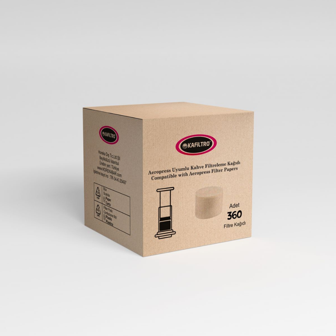 Kafiltro Aeropress Filtre Kağıdı (Aeropress Uyumlu - 62,5 mm)