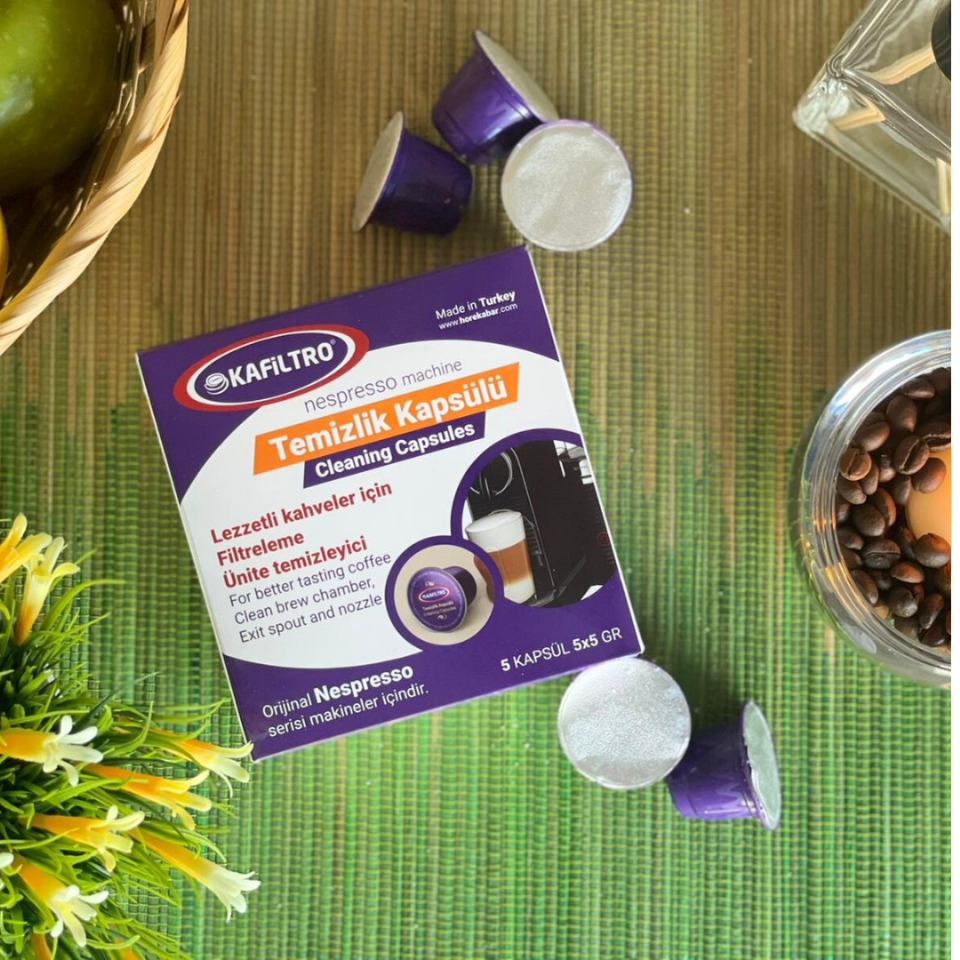 Kafiltro Nespresso Uyumlu Kapsül Temizleyici (5  Adet)