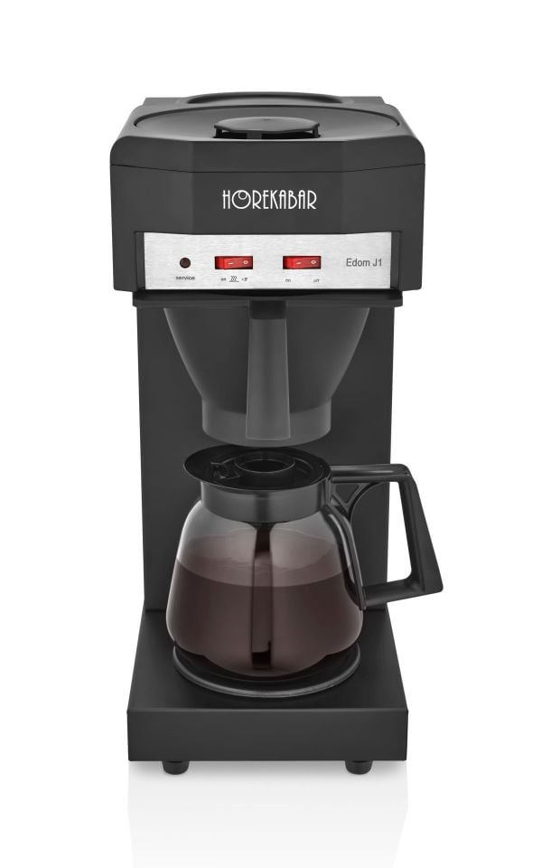 HOREKABAR EDOM J1 FİLTRE KAHVE MAKİNESİ ( FULL SİYAH)