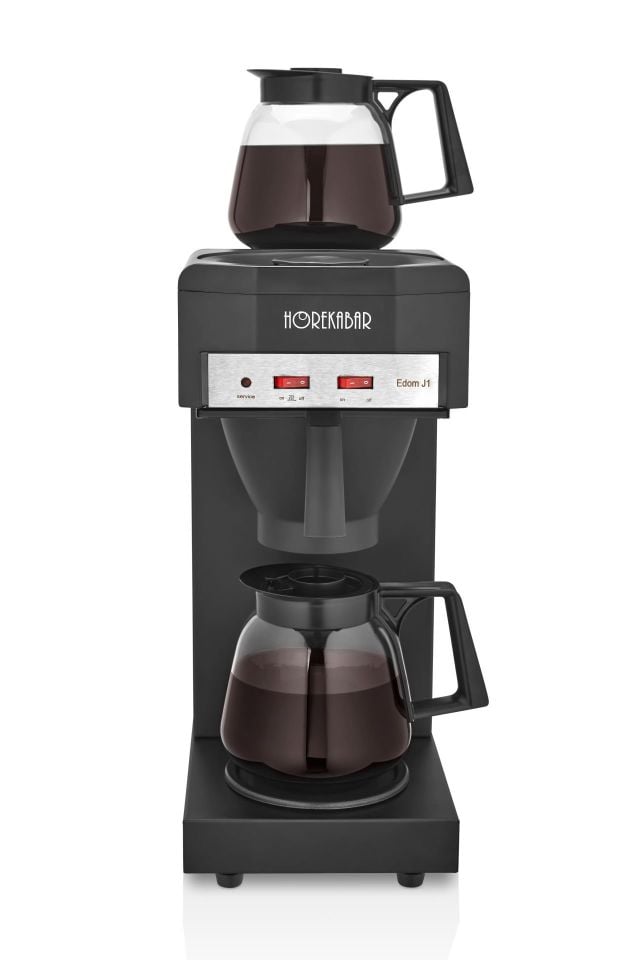 HOREKABAR EDOM J1 FİLTRE KAHVE MAKİNESİ ( FULL SİYAH)