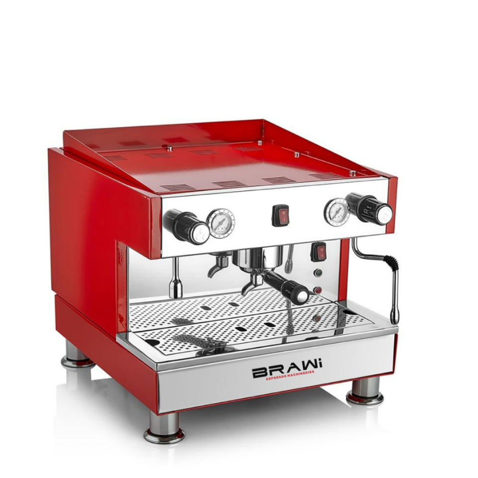 Brawi K-One M 1 GR Espresso Kahve Makinesi (Kırmızı)