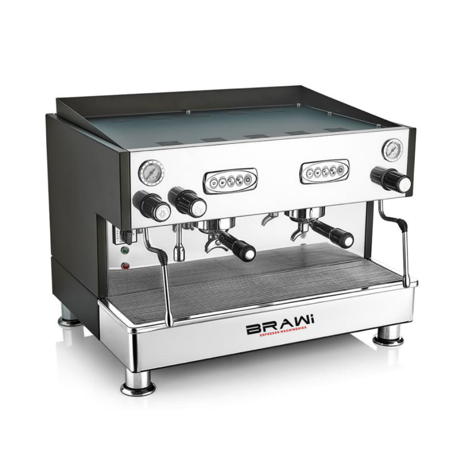 Brawi Efeli EL 2 GR Espresso Kahve Makinesi - Siyah, 2 Gruplu