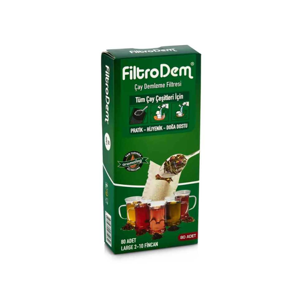 FiltroDem Çay Demleme Filtresi L (2-10 Fincan)