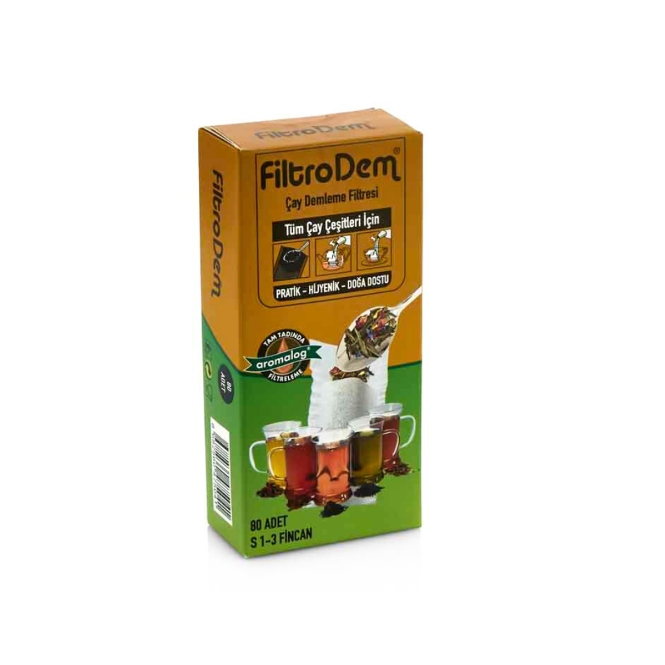 FiltroDem Çay Filtresi S (1-3 Fincan) - Demleme Filtre Kağıdı