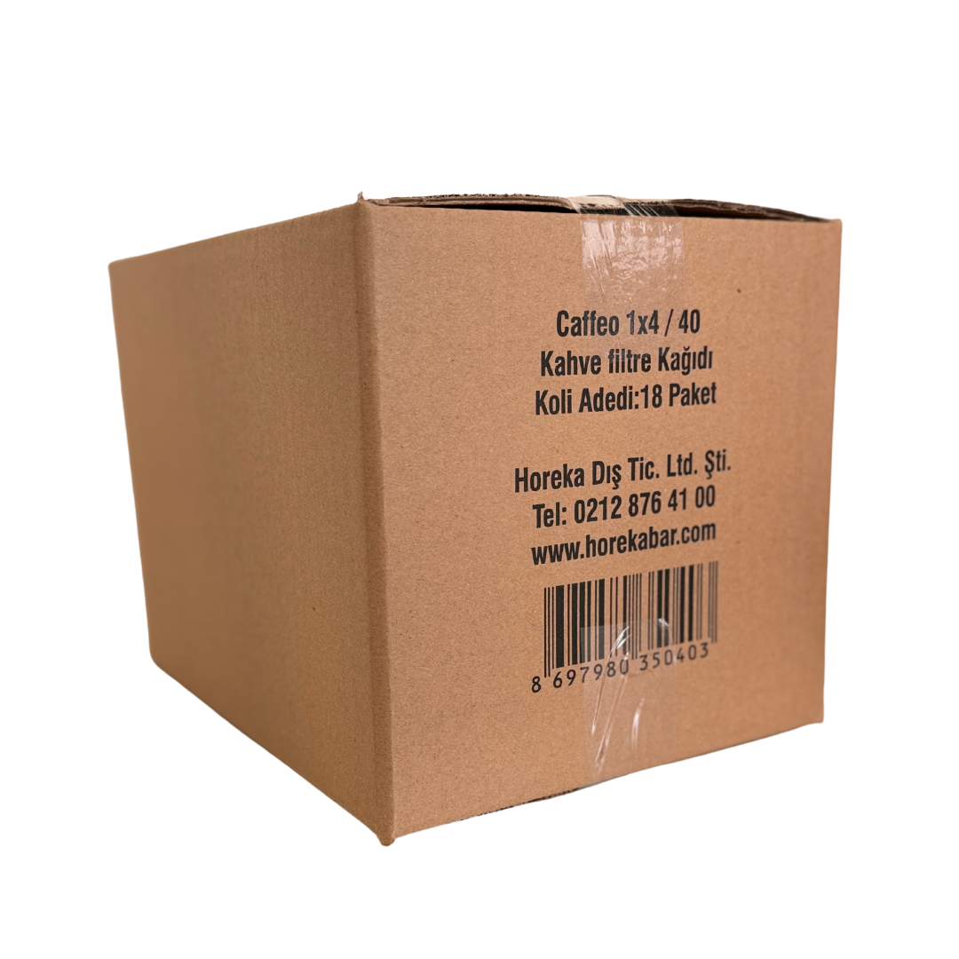 Caffeo 1x4/40 Beyaz Kahve Filtre Kağıdı - 18 Adet