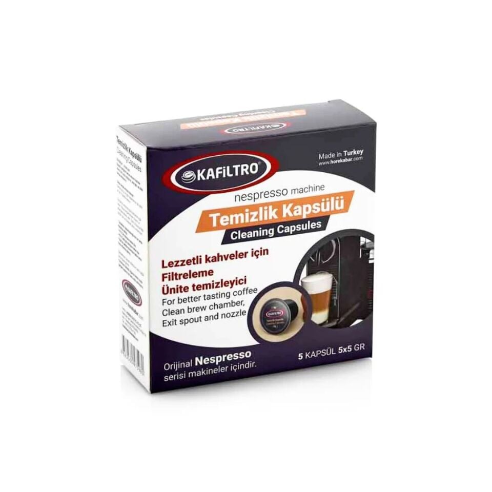 Kafiltro Kapsüllü Makine Temizleme Seti (Nespreso Uyumludur)