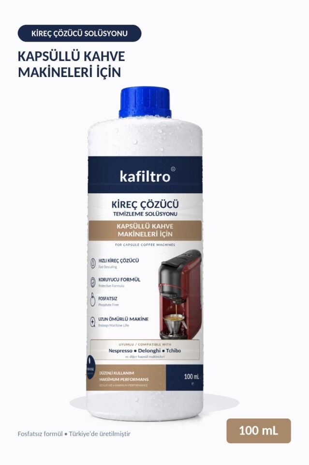 Kafiltro Kapsüllü Makine Temizleme Seti (Nespreso Uyumludur)